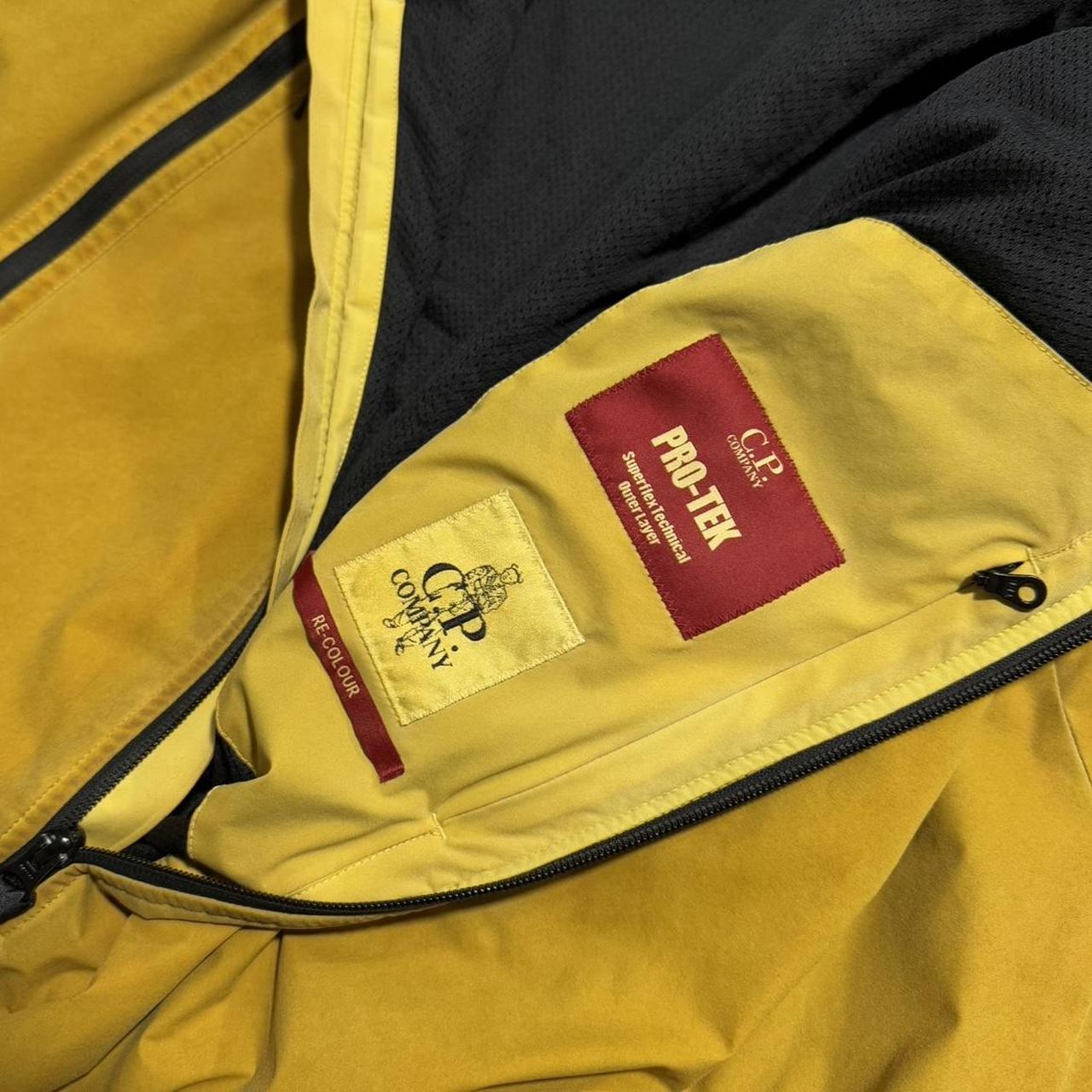 CP Company Re-colour Pro Tek Jacket | Medium, Mustard