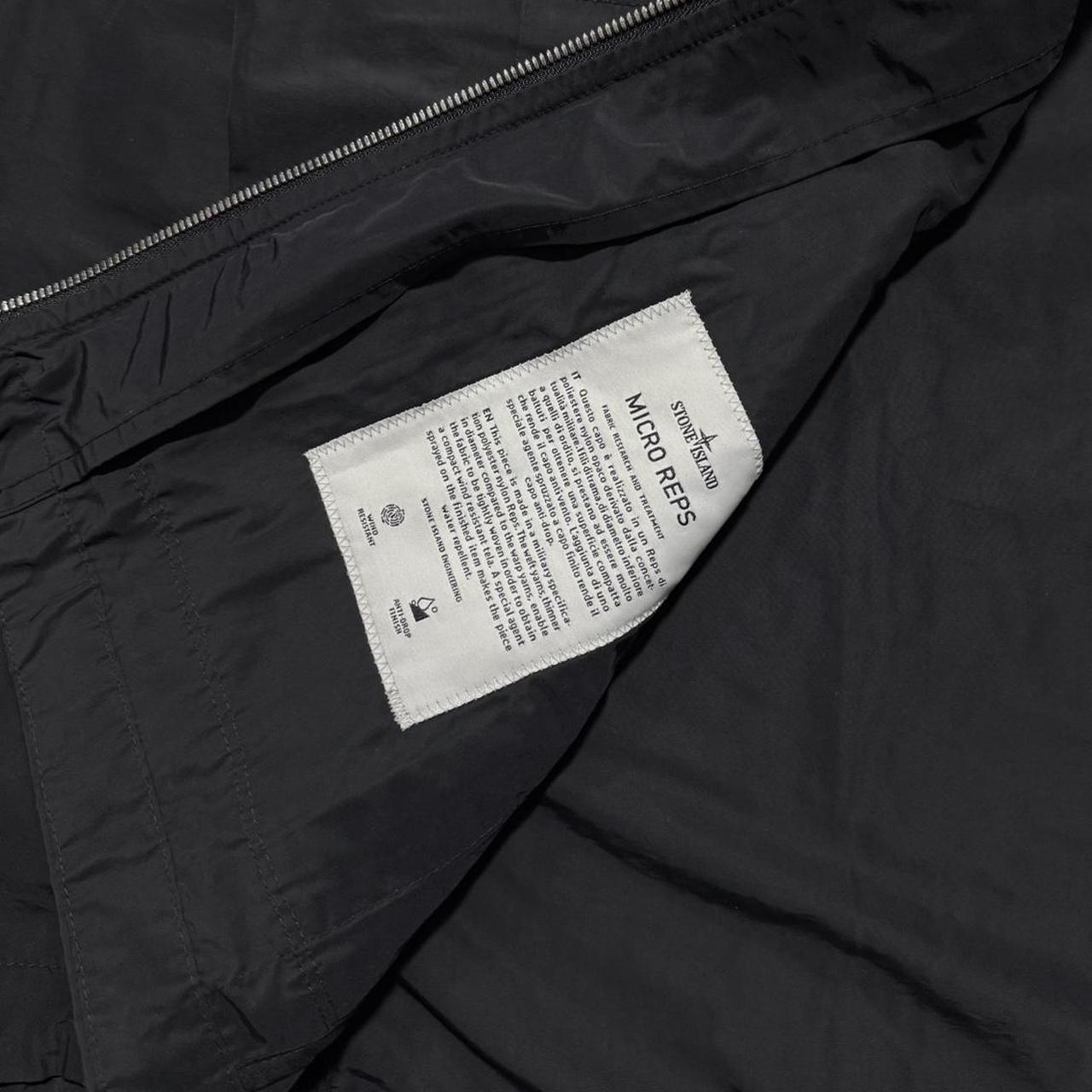 Stone Island Micro Reps Nylon Jacket | Large, Black