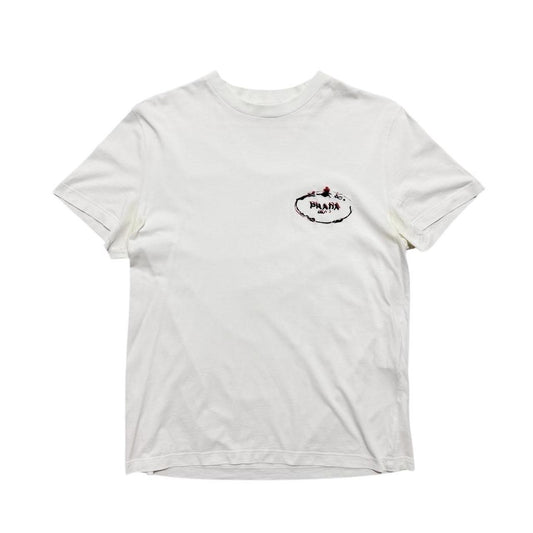 Prada Side Logo T-Shirt | Large, Yellow