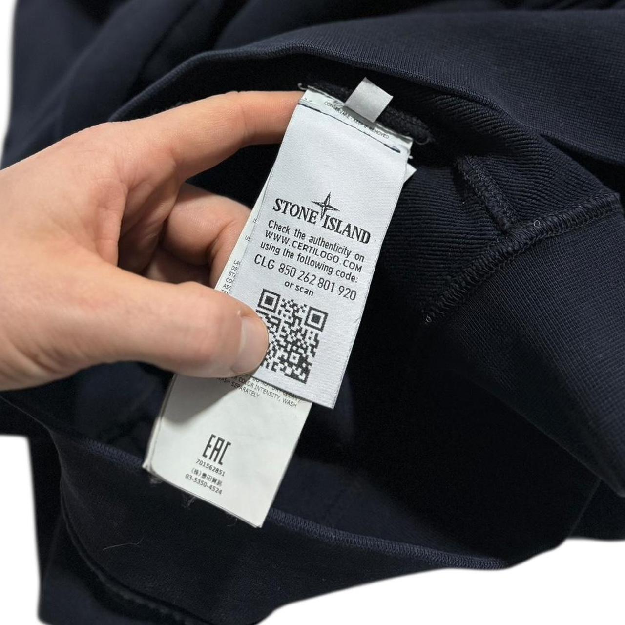 Stone Island Navy Pullover Hoodie