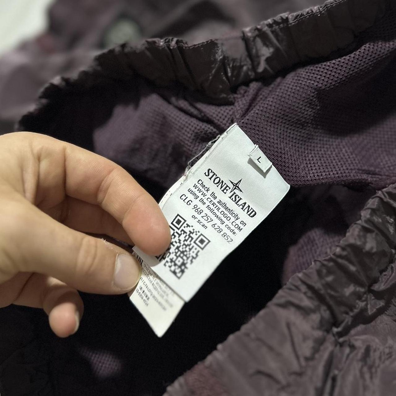 Stone Island Purple Nylon Swim Shorts | Large, Purple