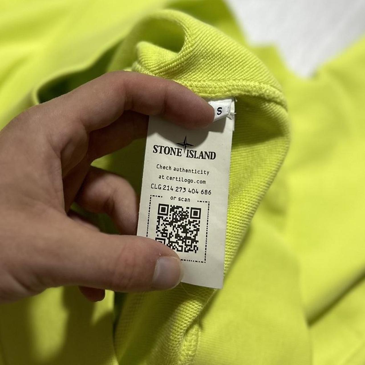 Stone Island Lime Crewneck