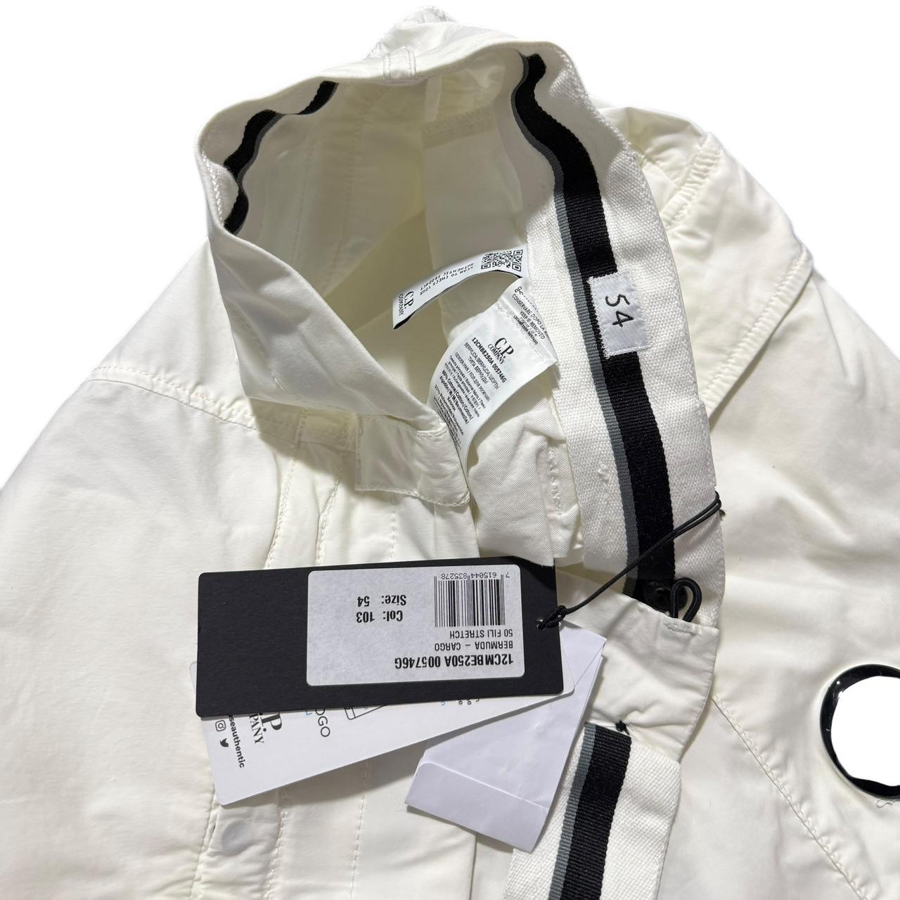 CP Company White Shorts | W40, White