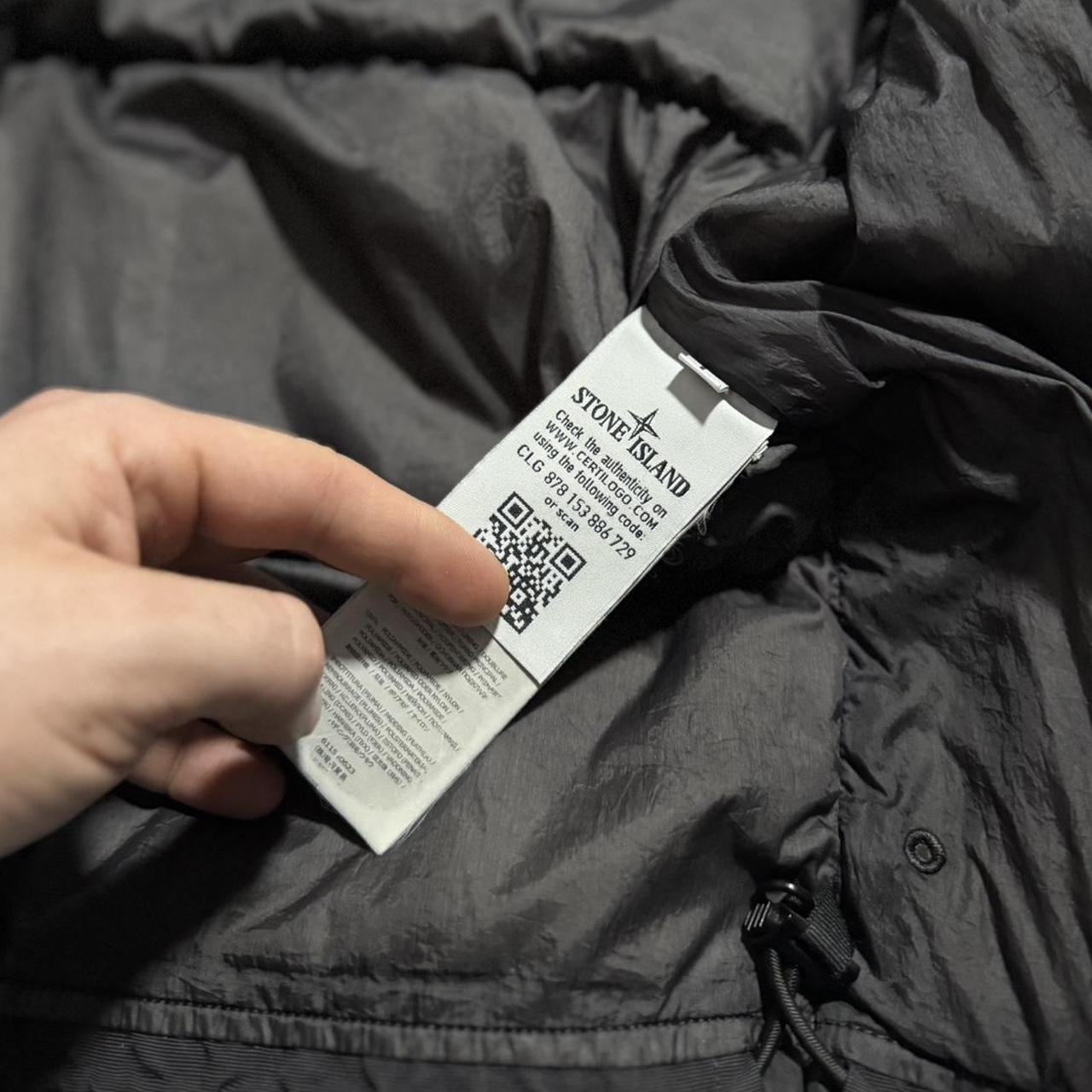 Stone Island Garment Dyed Down Jacket | Large, Black