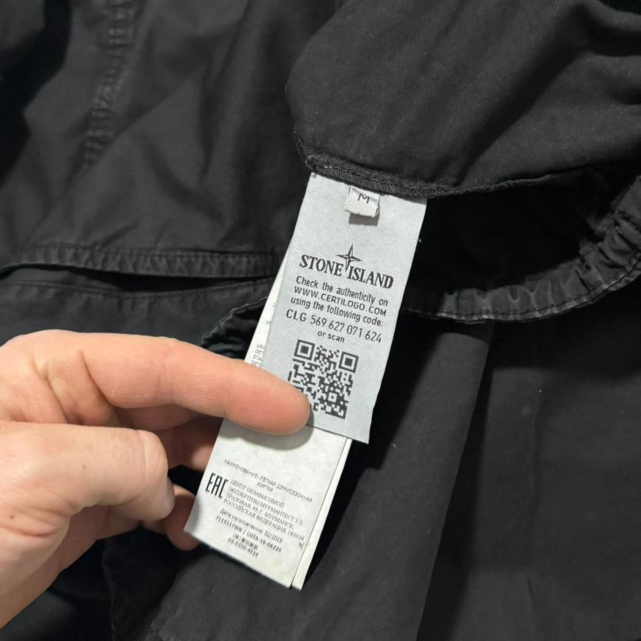 Stone Island Canvas Pullover Jacket