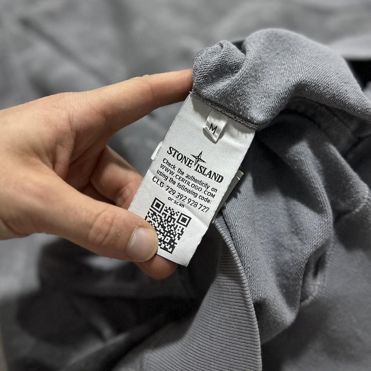 Stone Island Grey Camo Pullover Crewneck