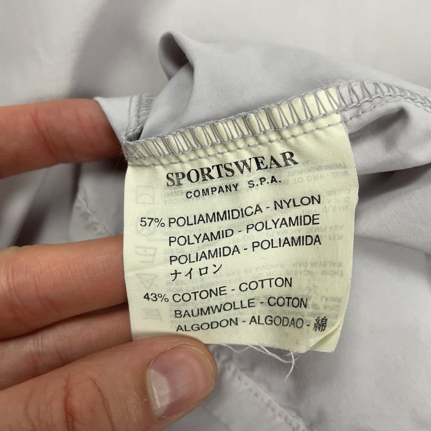 Vintage C.P. Company Full Zip Shirt, Size Large | O/S, Light Grey