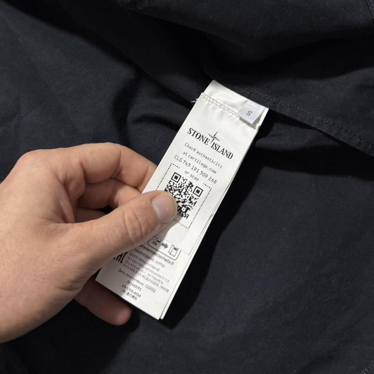 Stone Island O-Ventile Ghost Chore Jacket | Small, Black