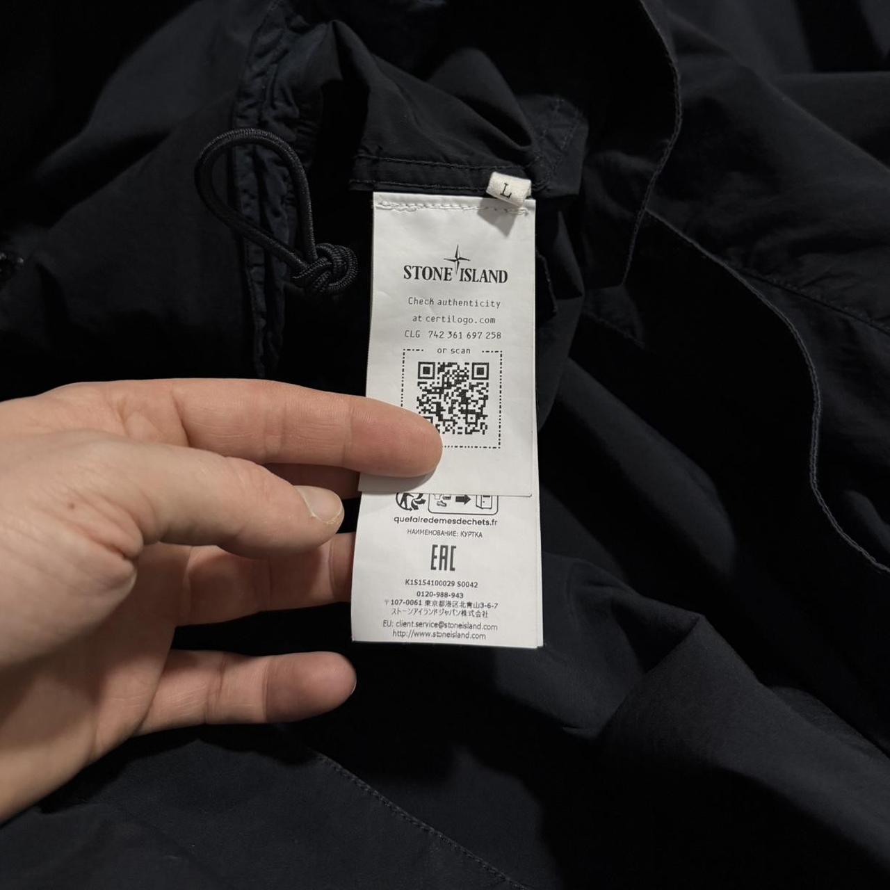 Stone Island Light Compact Poly-TC Jacket | Large, Black
