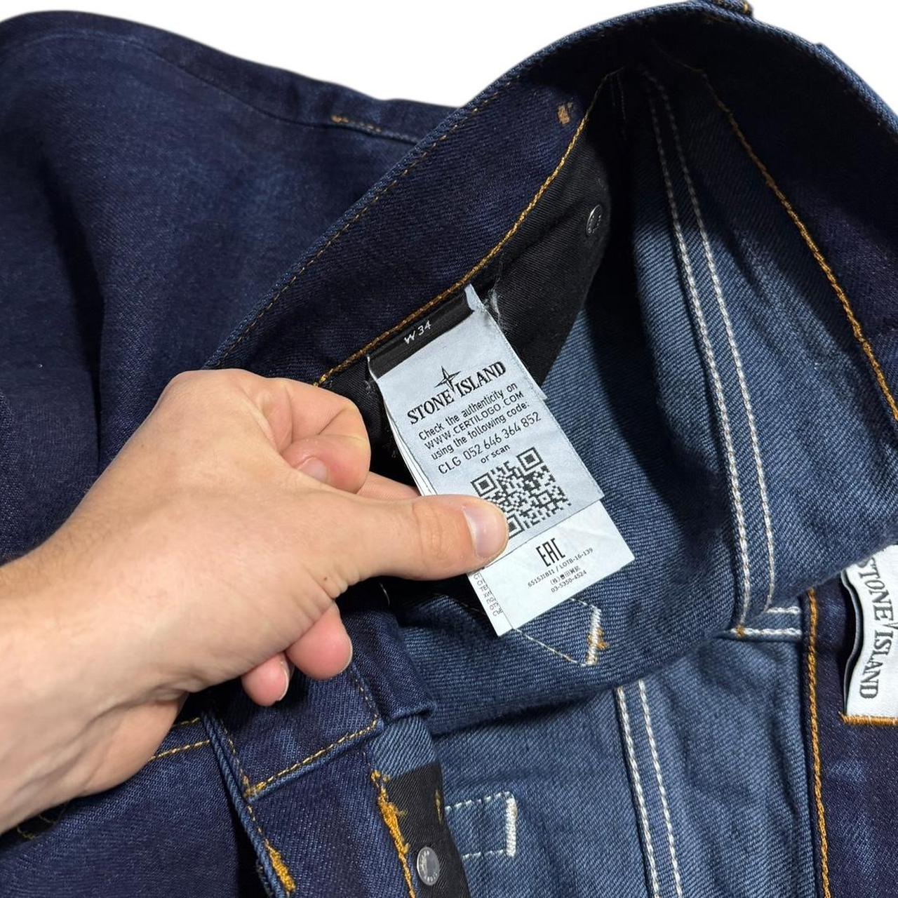 Stone Island Denim Jeans | W34, Dark Indigo