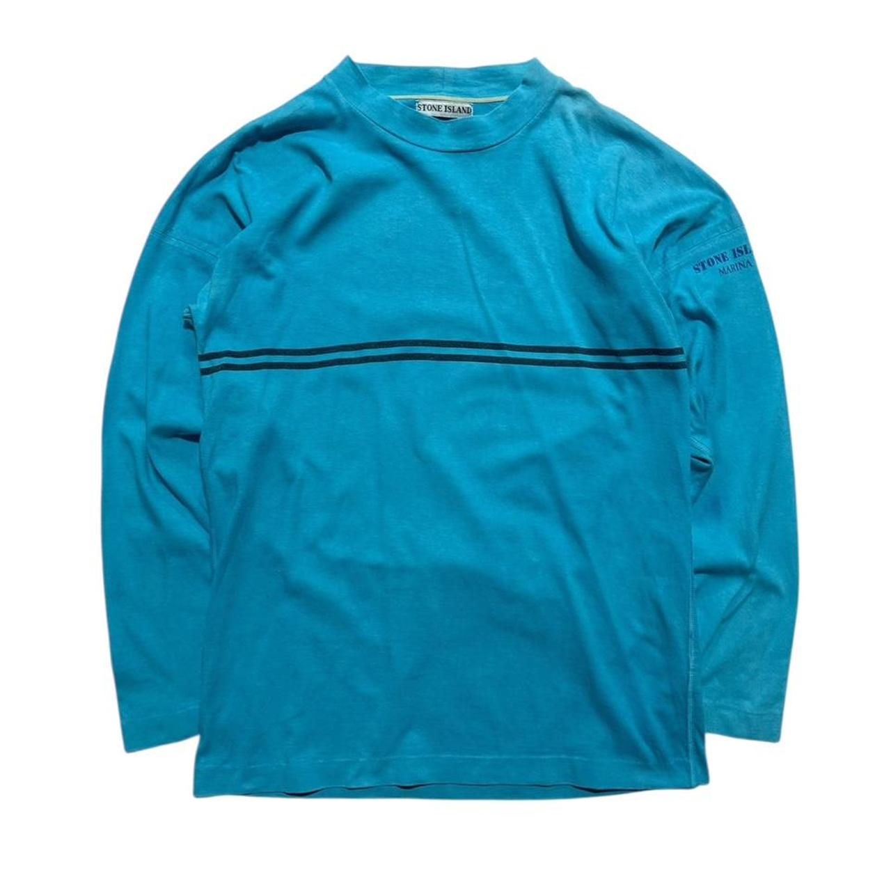 Stone Island Marina Long Sleeve Top | Large, Turquoise – Known Source