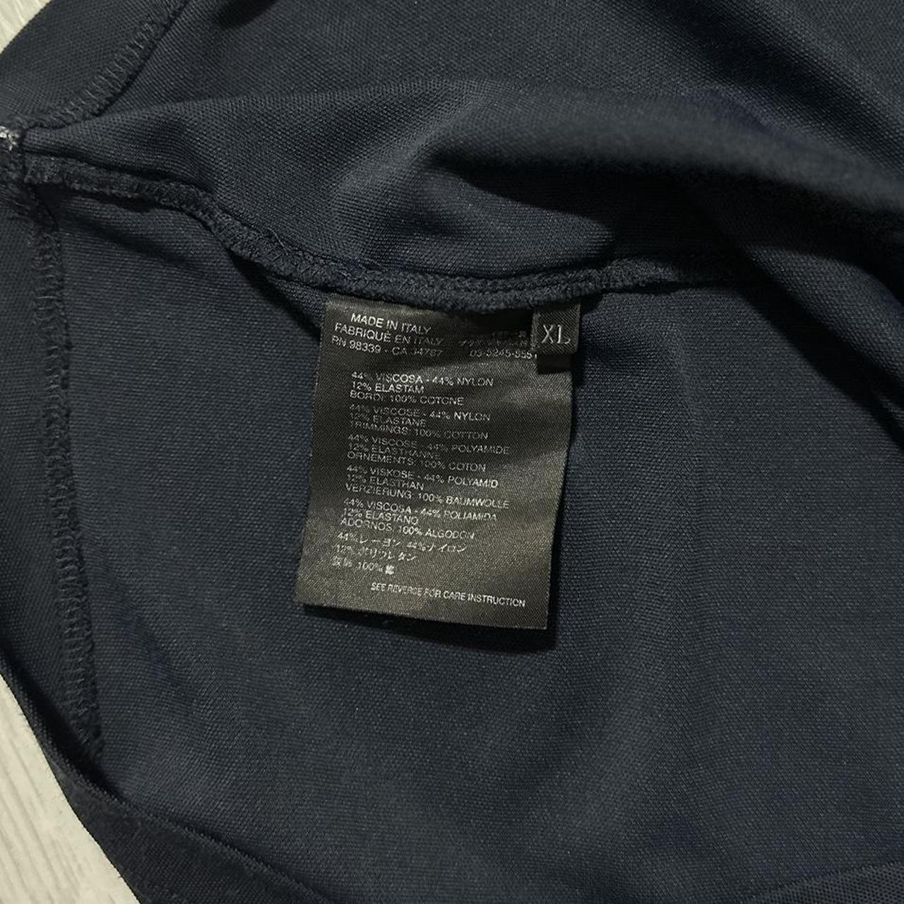 Prada Dark Blue Panel Vent T-Shirt | XL, Blue