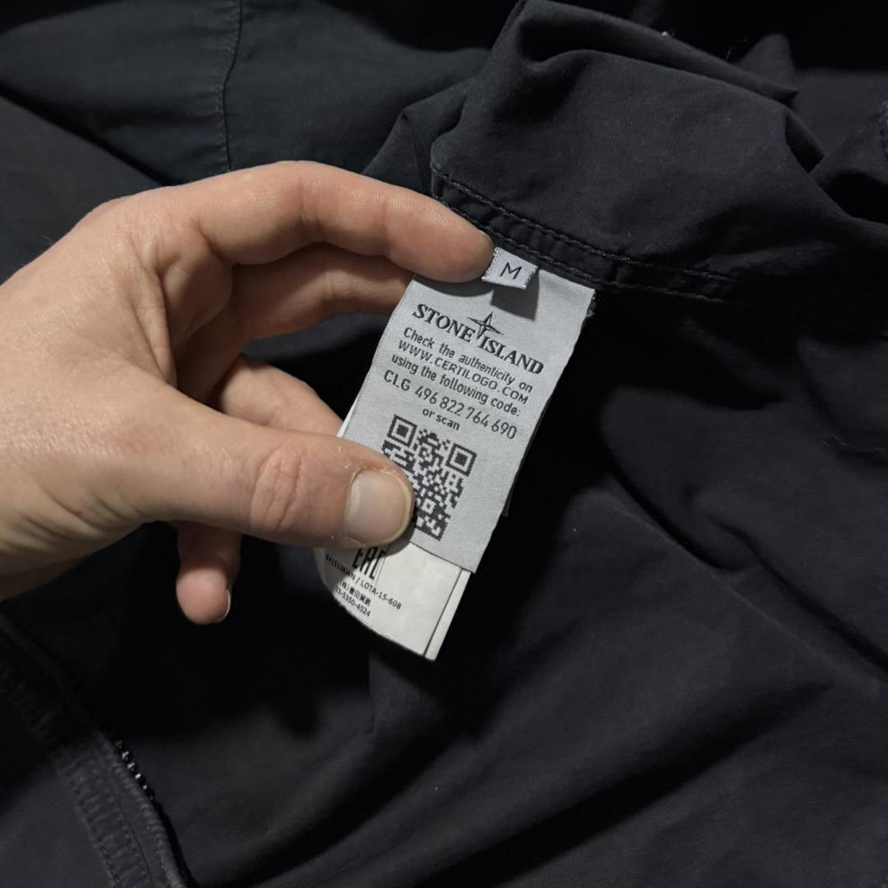 Stone Island Canvas Overshirt | Medium, Navy