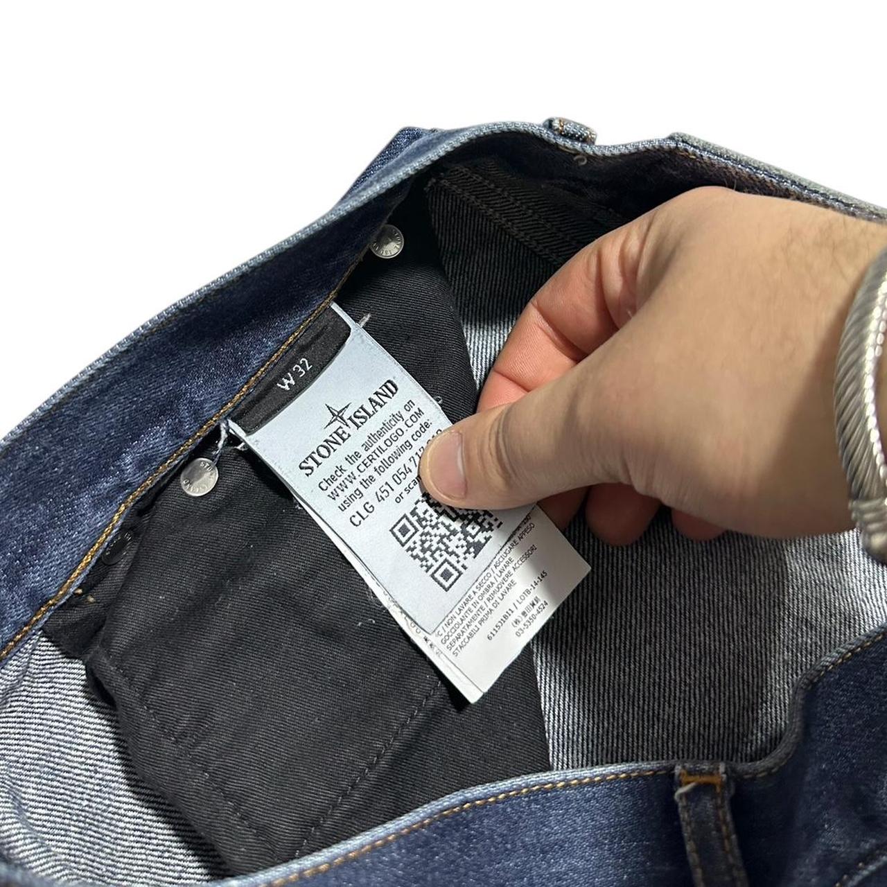 Stone Island Denim Jeans | W32, Dark Blue
