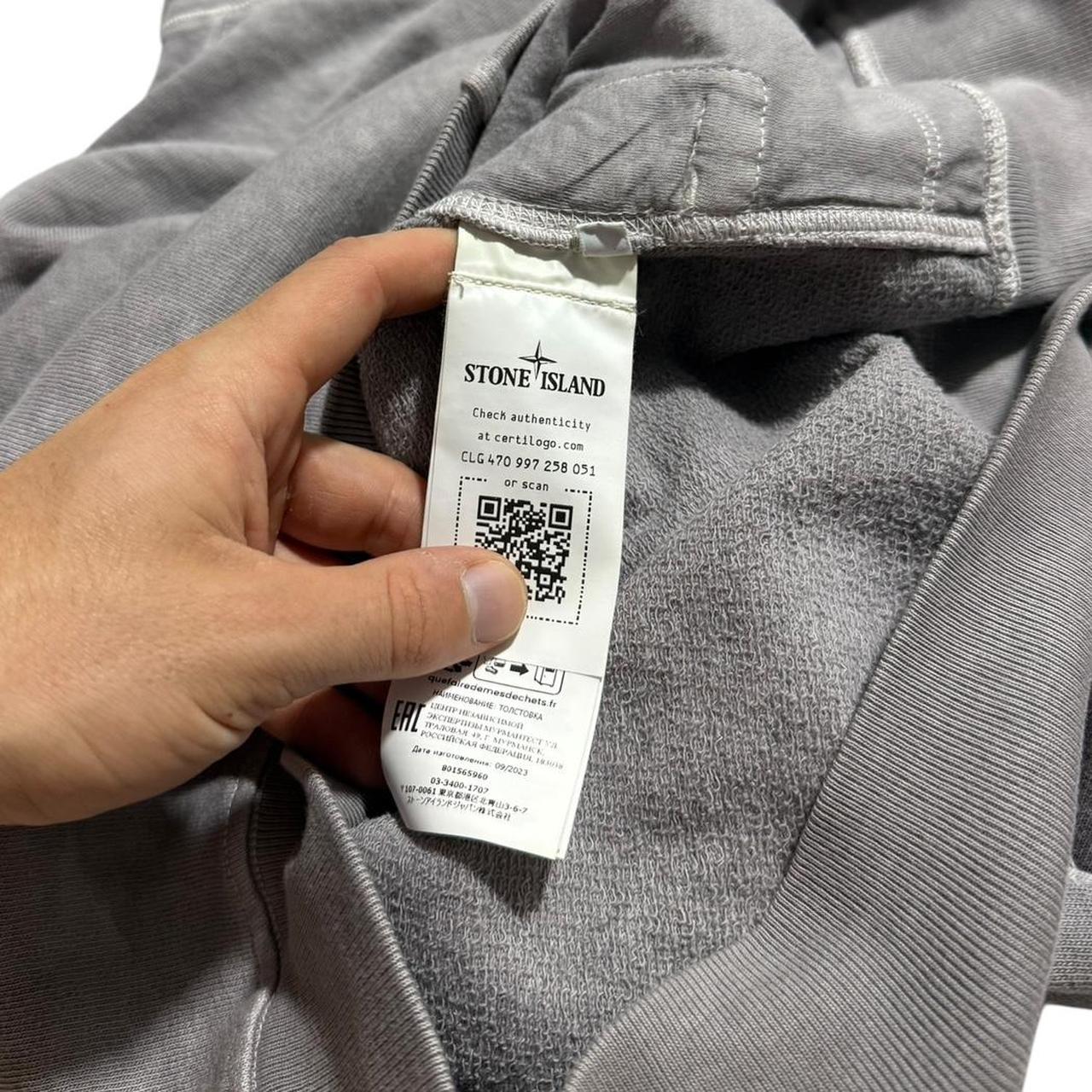 Stone Island S/S 2024 Cotton Zip Up | Medium, Grey
