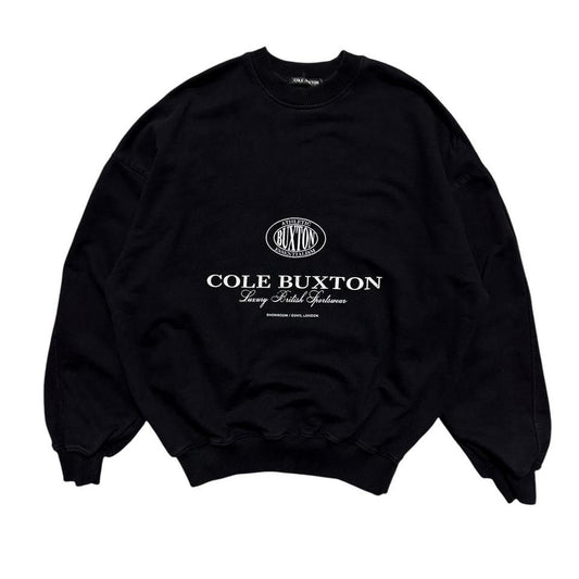 Cole Buxton Oversized Jumper | Medium, Black