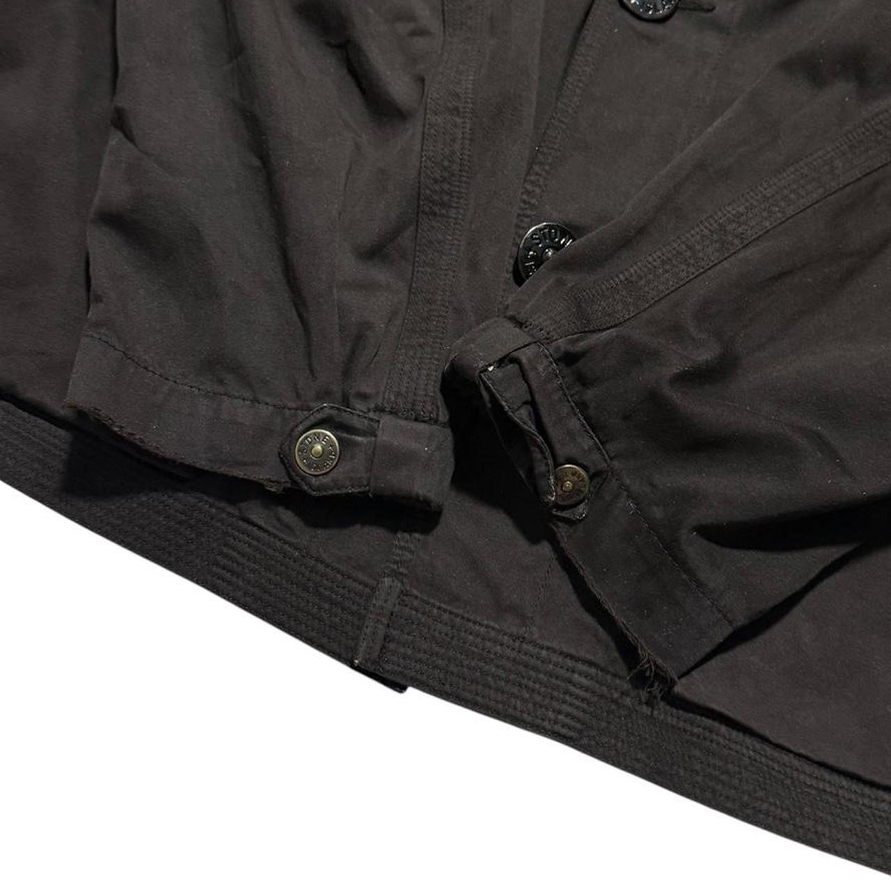 Stone Island Raso Gommato Jacket | Medium, Black