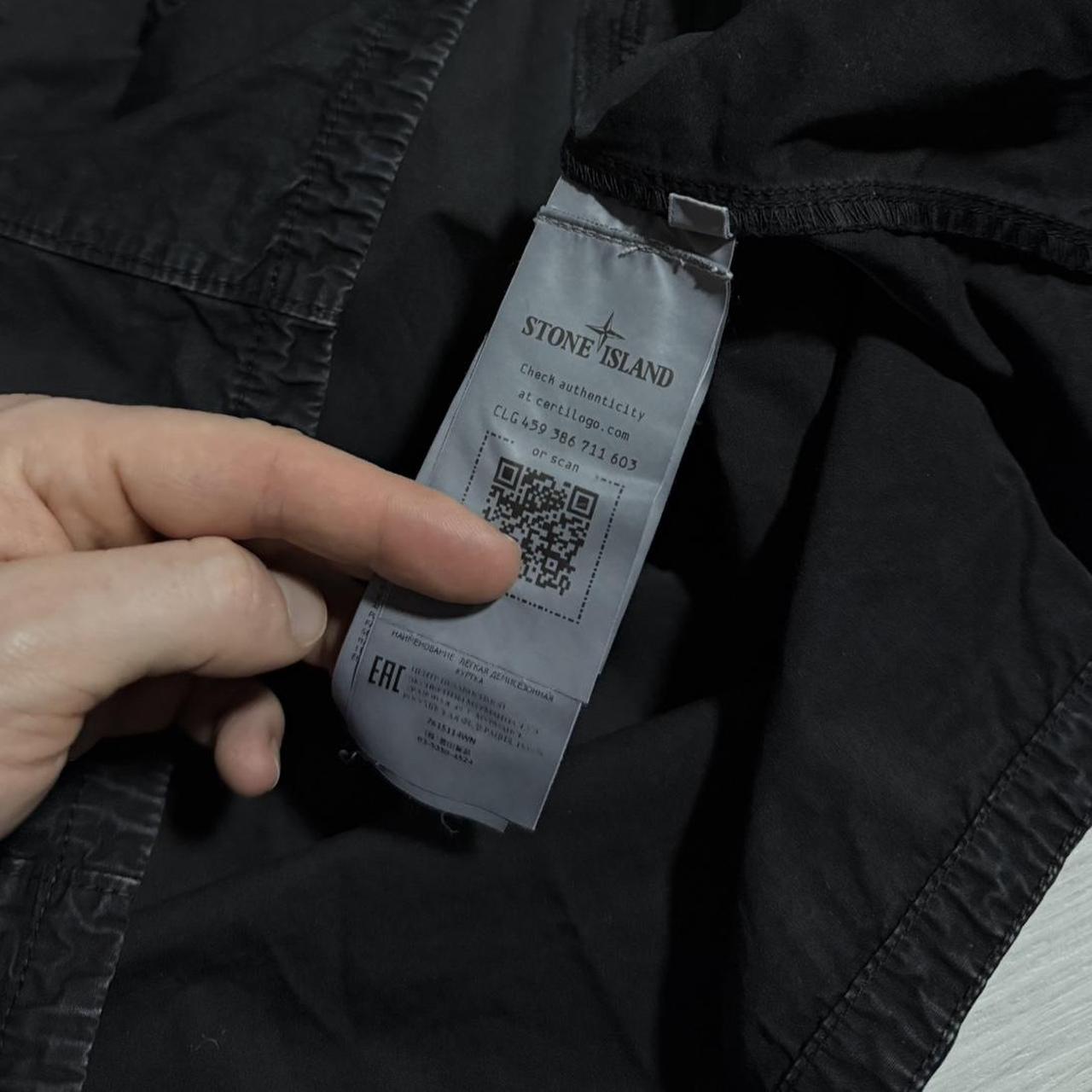 Stone Island Canvas Overshirt | XXL, Black