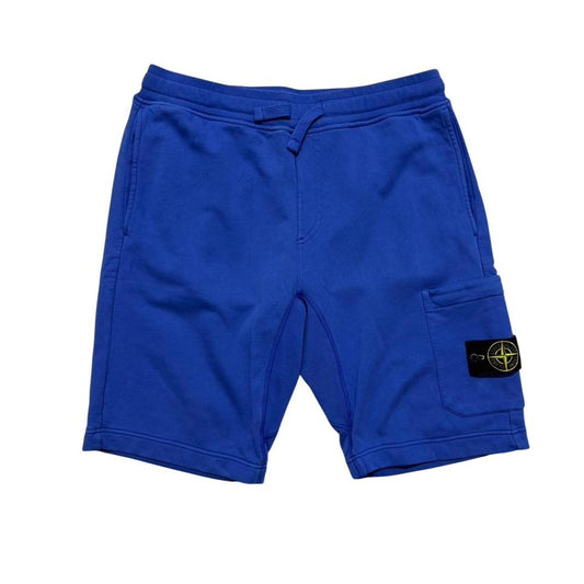 Stone Island Cotton Shorts | Medium, Blue