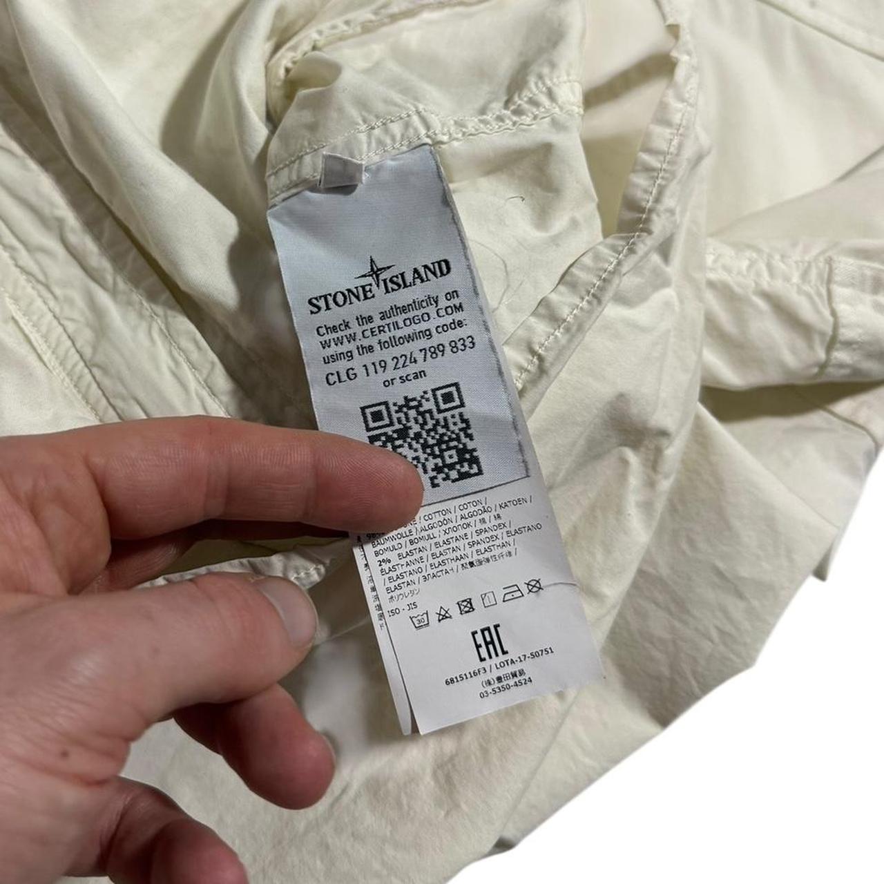 Stone Island Ghost Overshirt | Medium, Beige