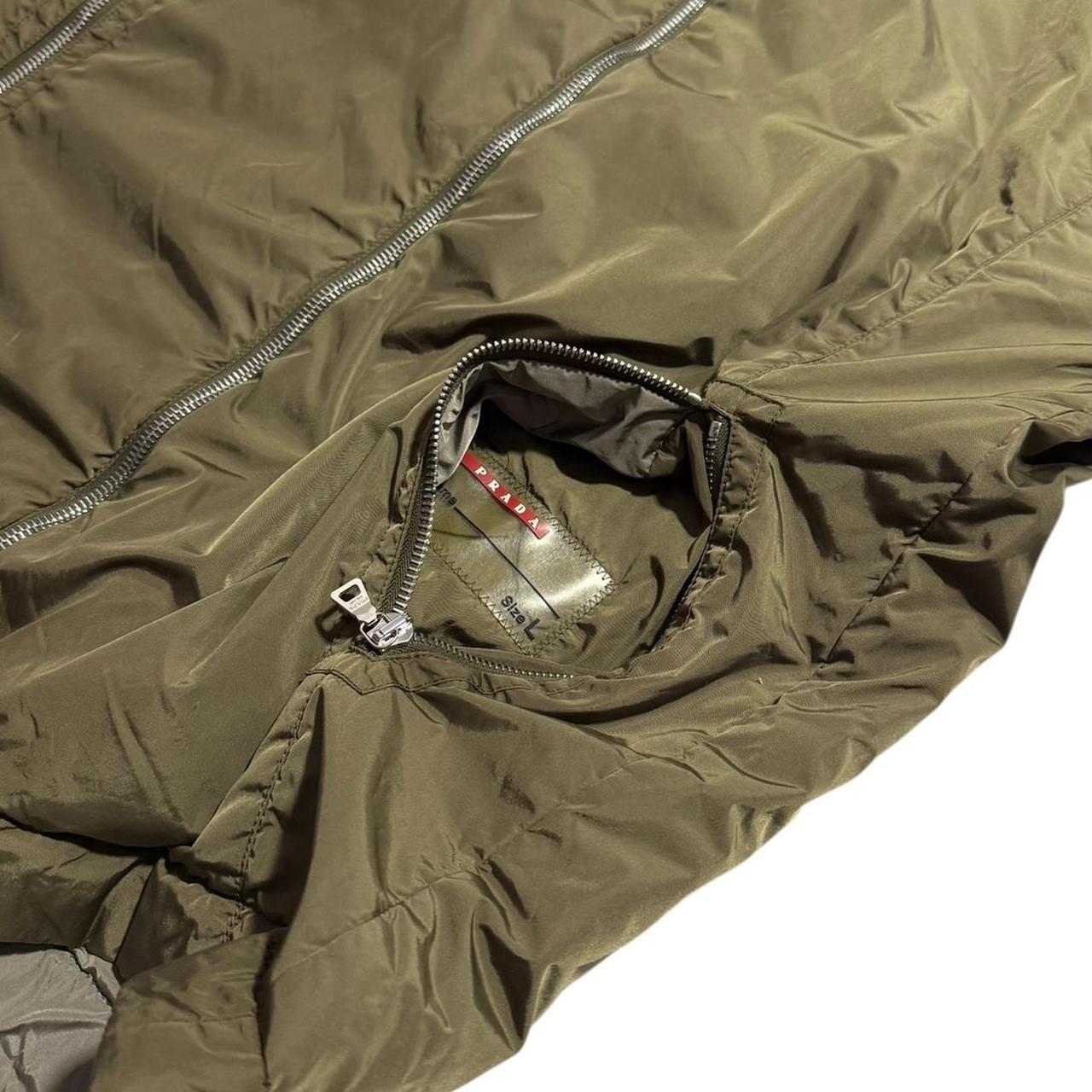 Prada Reversible Nylon Jacket | Large, Olive Green