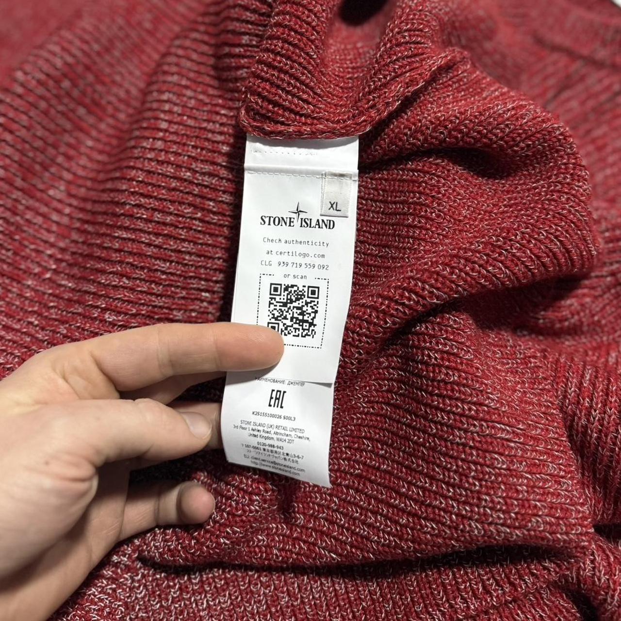 Stone Island Knit Reflective | XL, Red