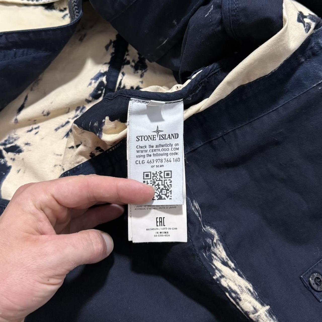 Stone Island 2017 Hand Corrosion On Raso Jacket | XL, Yellow