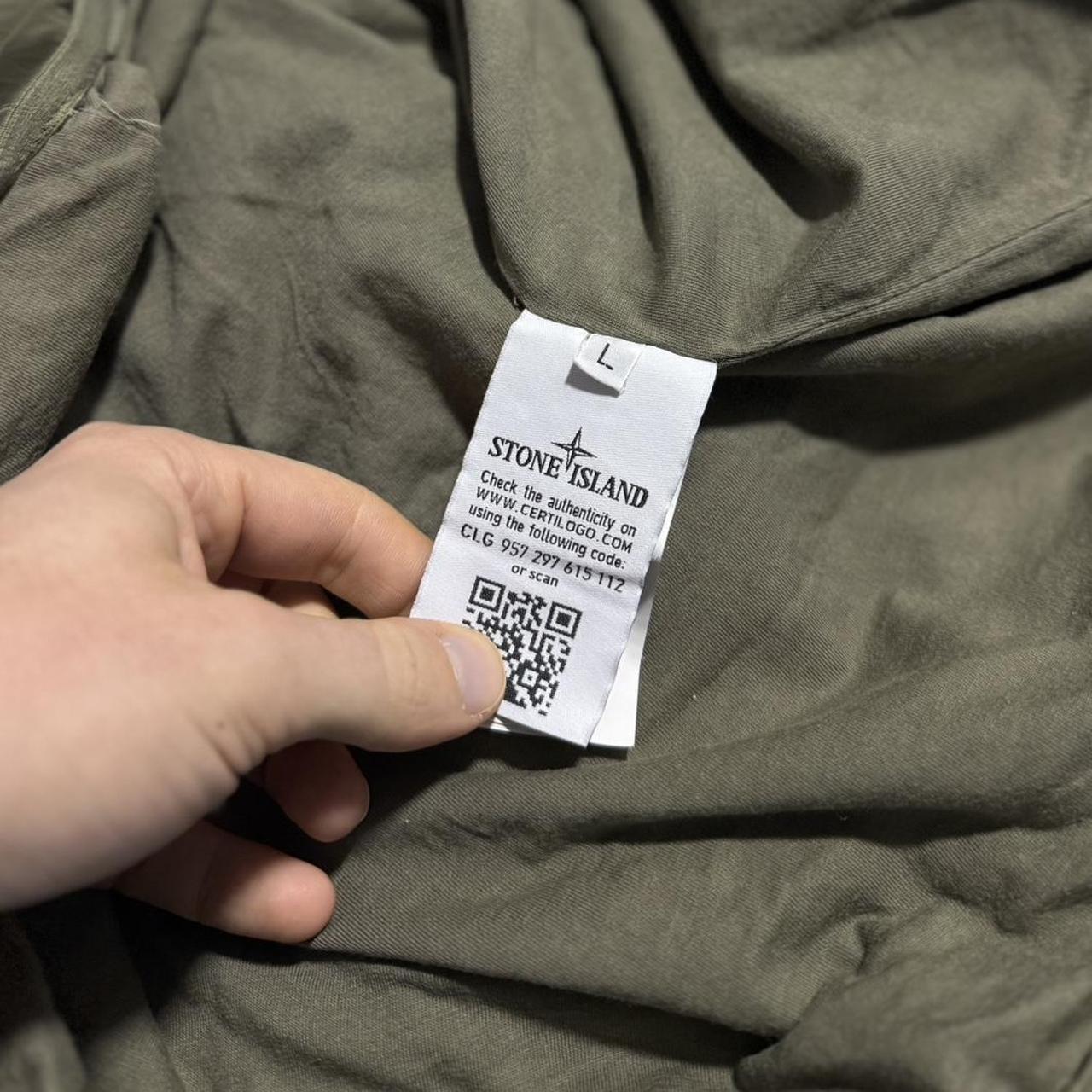 Stone Island Nylon Metal Overshirt | Large, Olive