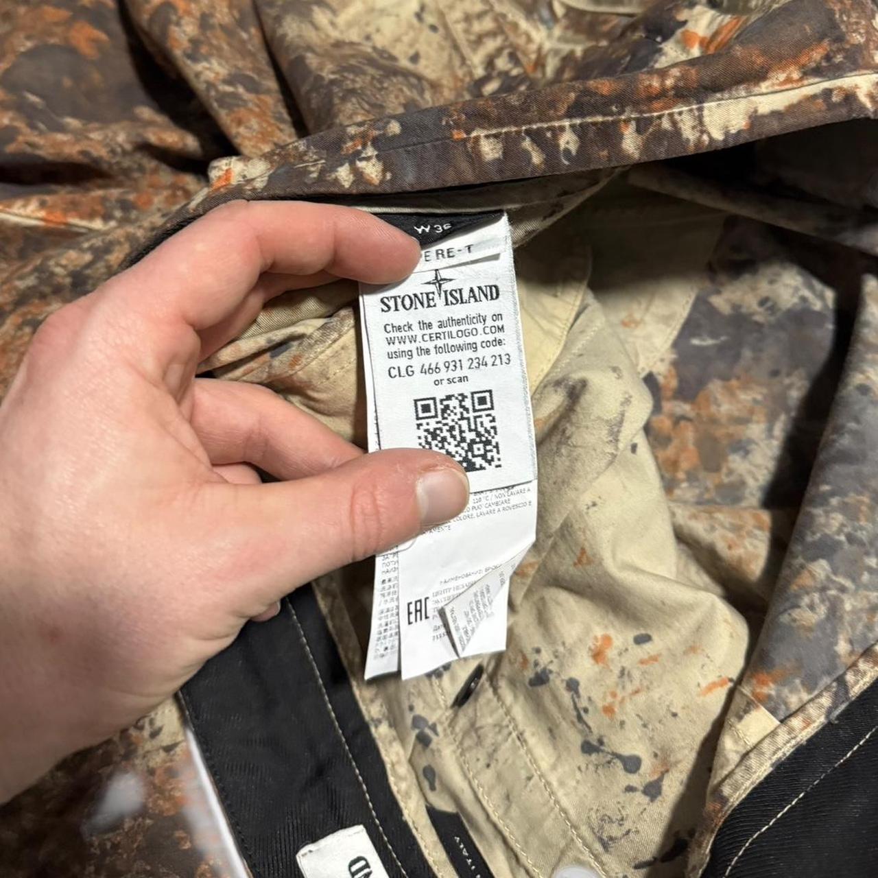 Stone Island Paintball Camo Cargos | W36, Camo