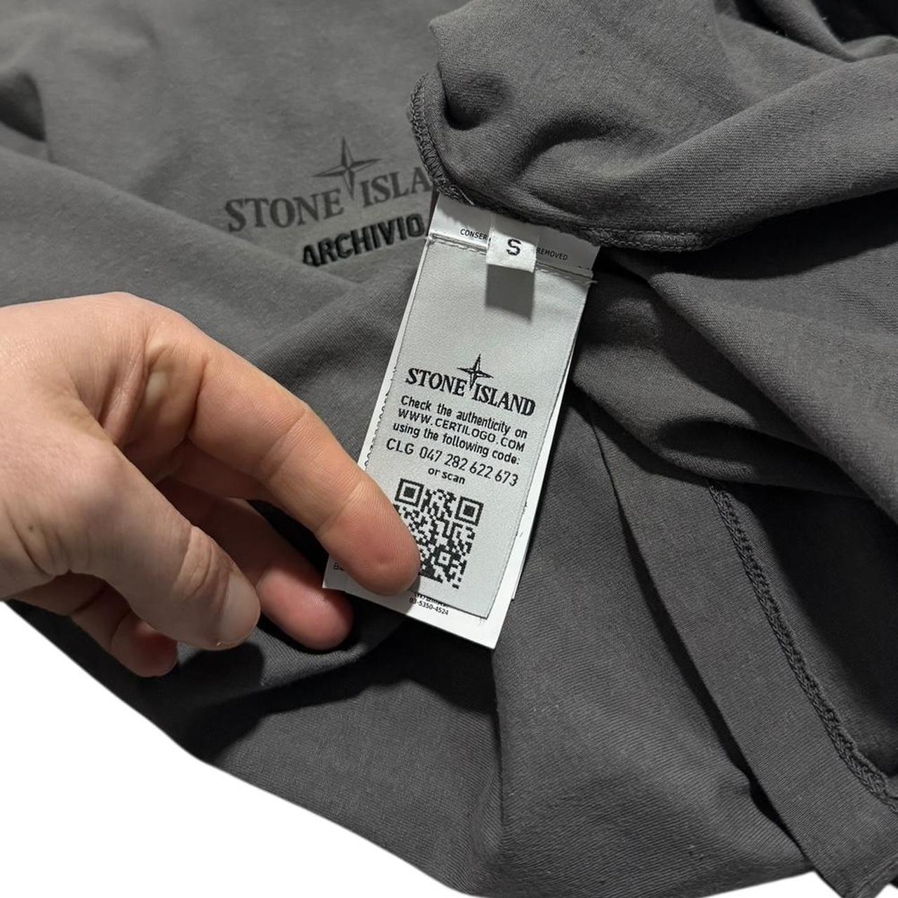 Stone Island Archivo T-Shirt | Small, Charcoal