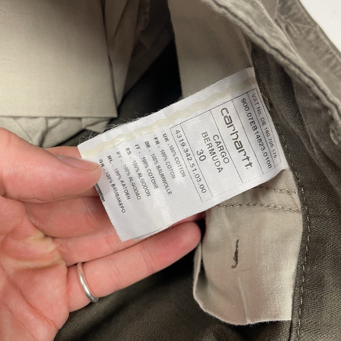 Carhartt Cargo Bermuda Shorts, W34" | O/S, Brown