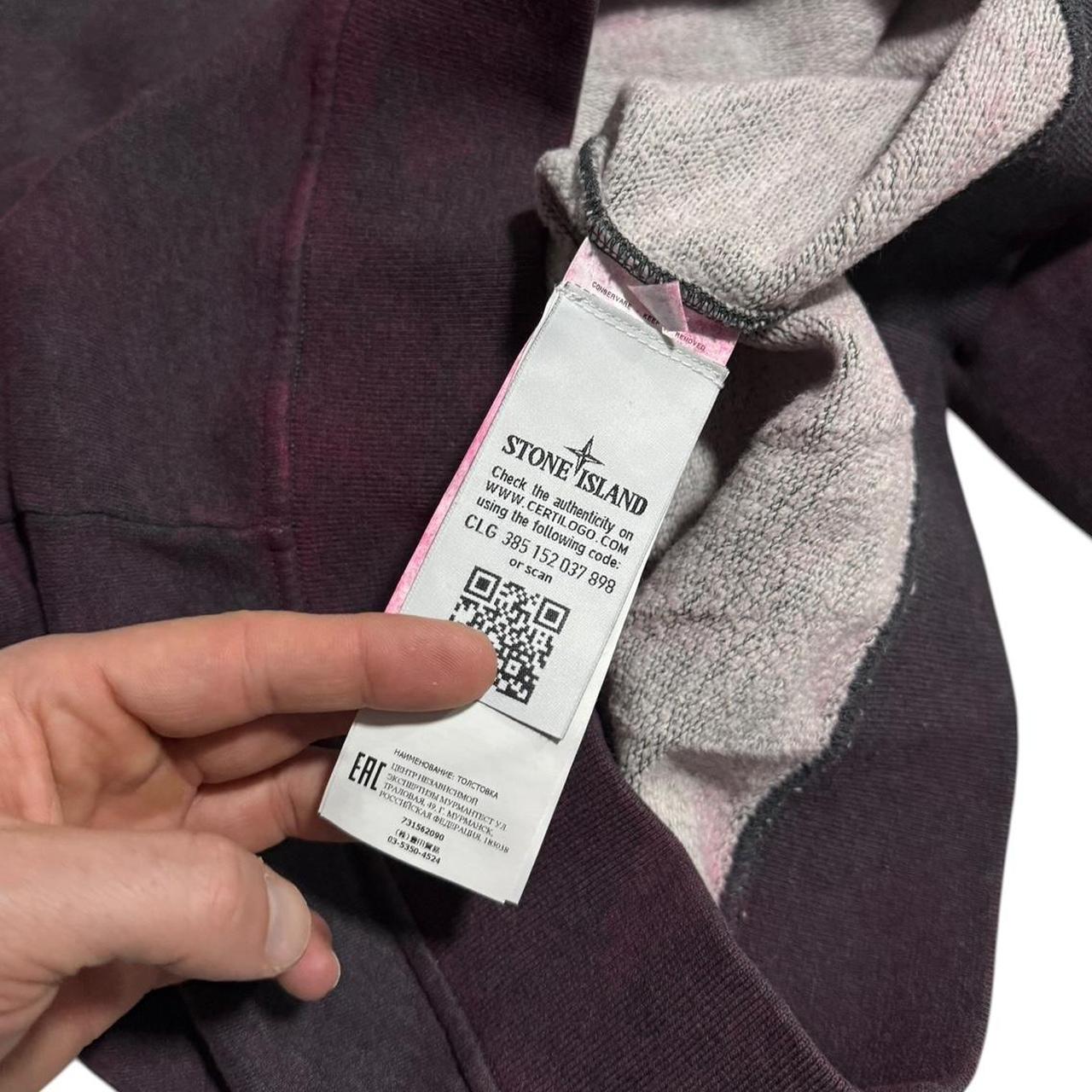 Stone Island Dust Treatment Pullover Hoodie | Medium, Dusty Purple