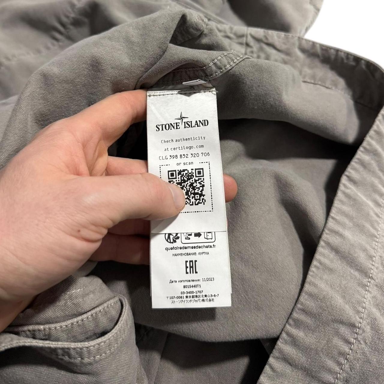 Stone Island 2024 Tinto Terra Panama Jacket | Large, Taupe