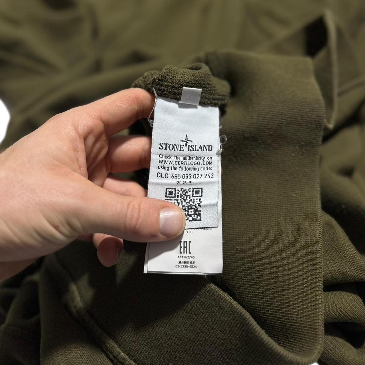 Stone Island Pullover Crewneck | XL, Olive Green