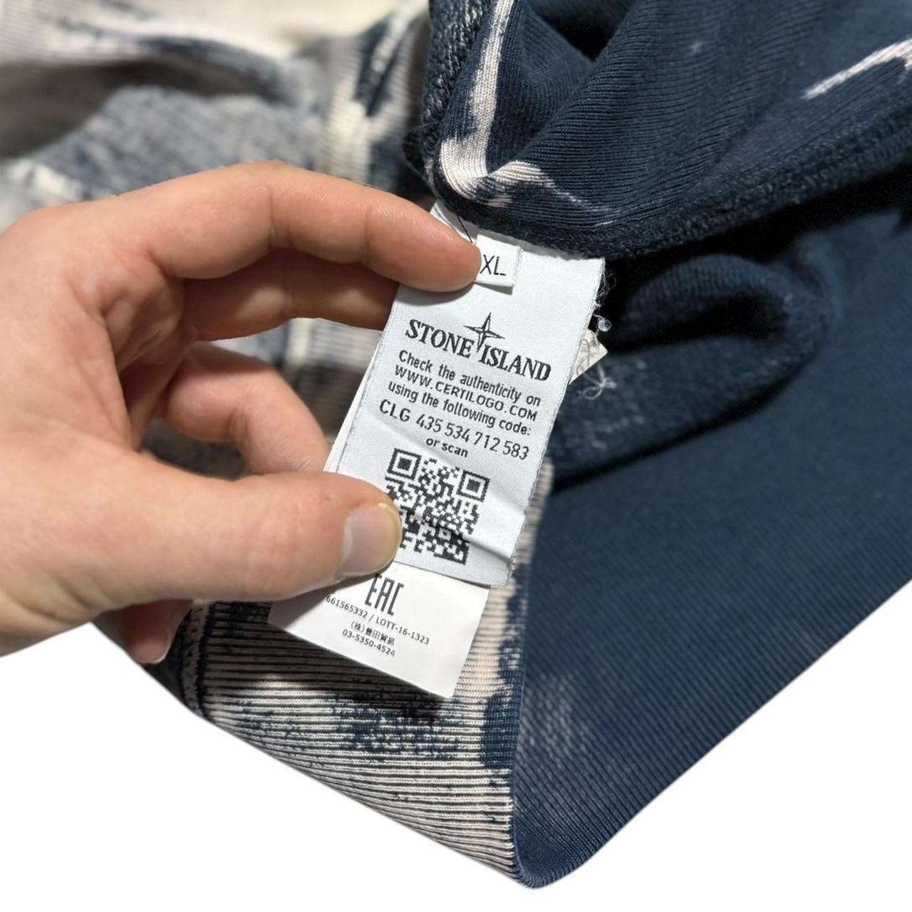 Stone Island Hand Corrosion Jumper | XL, Blue