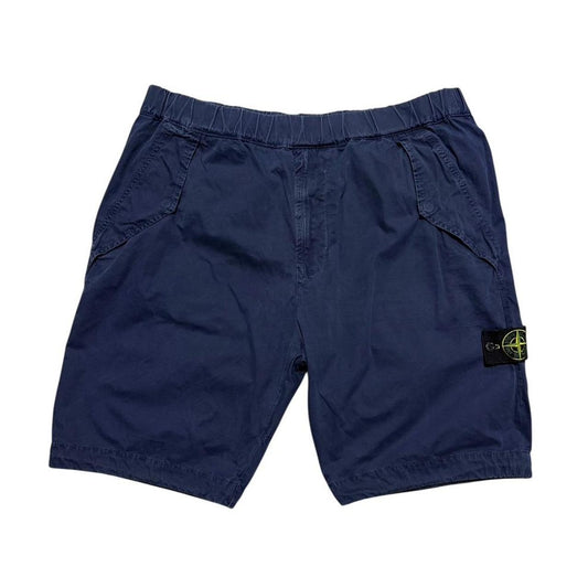Stone Island Canvas Shorts | W36, Navy