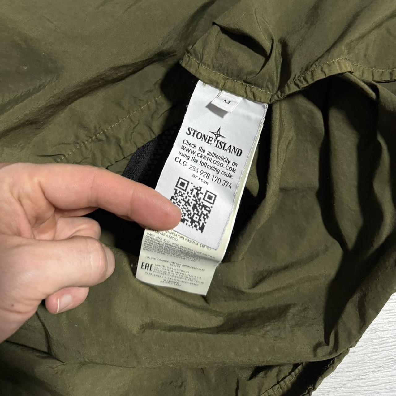 Stone Island Shoulder Patch Jacket | Medium, Olive Green