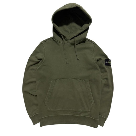 Stone Island Pullover Hoodie | Small, Olive