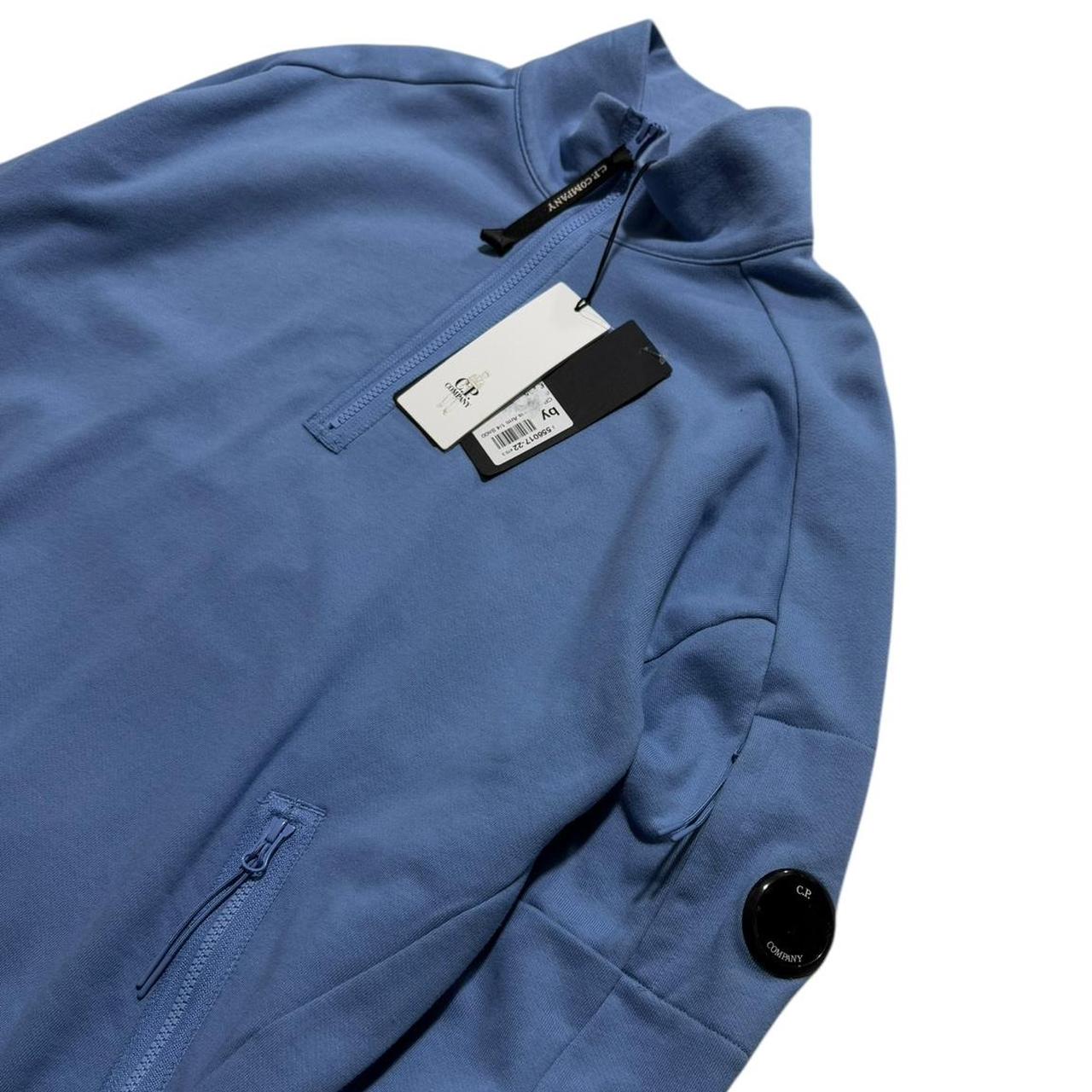 CP Company Quarter Zip Pullover | XL, Blue