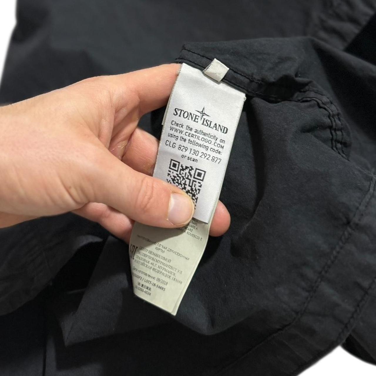 Stone Island Ghost Overshirt | Medium, Black