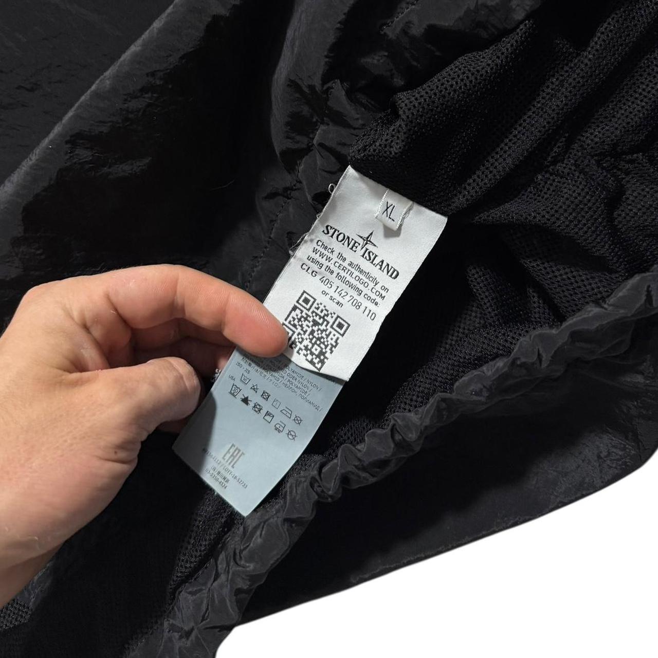 Stone Island Nylon Metal Pullover Smock Jacket | XL, Black