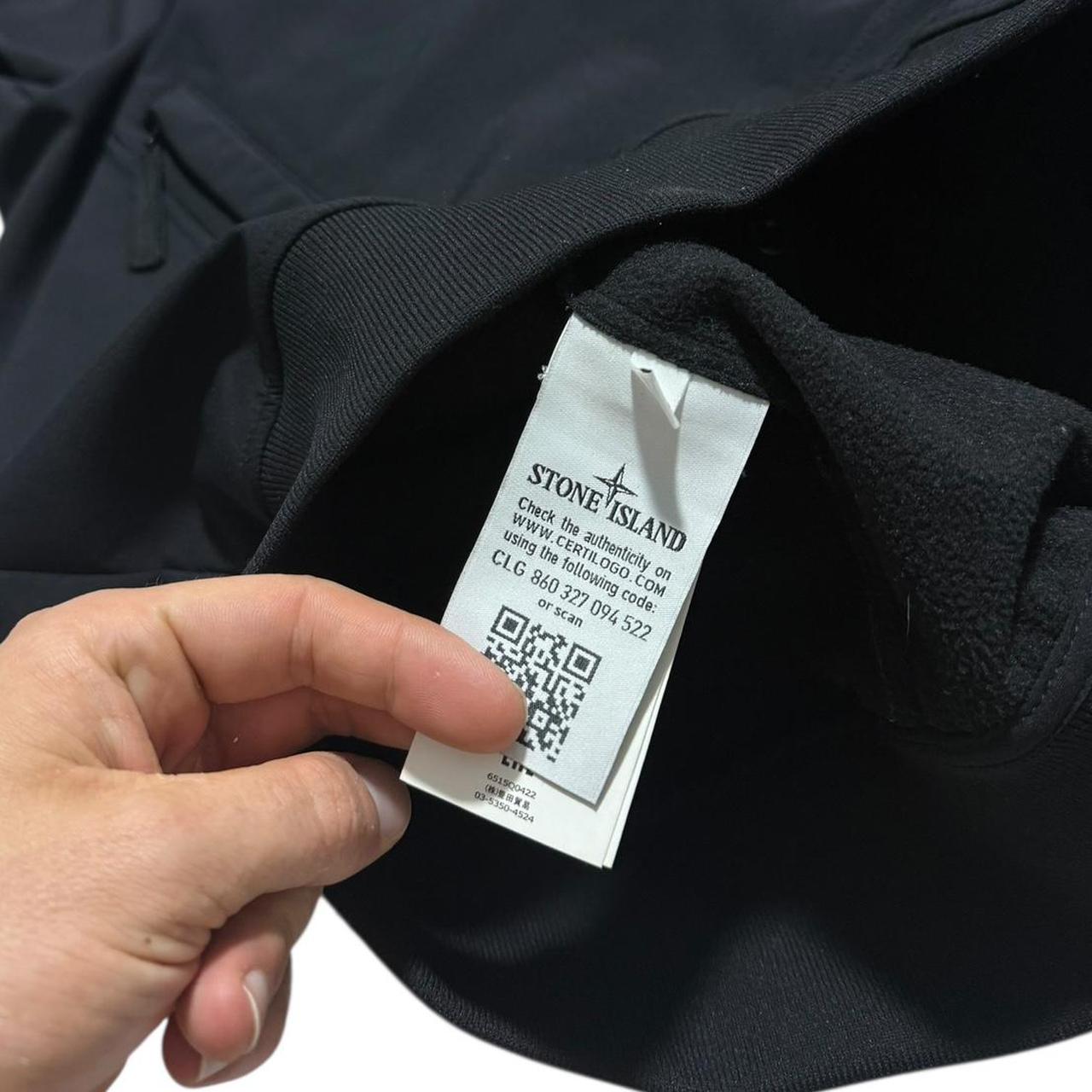 Stone Island Soft Shell Jacket | Medium, Black