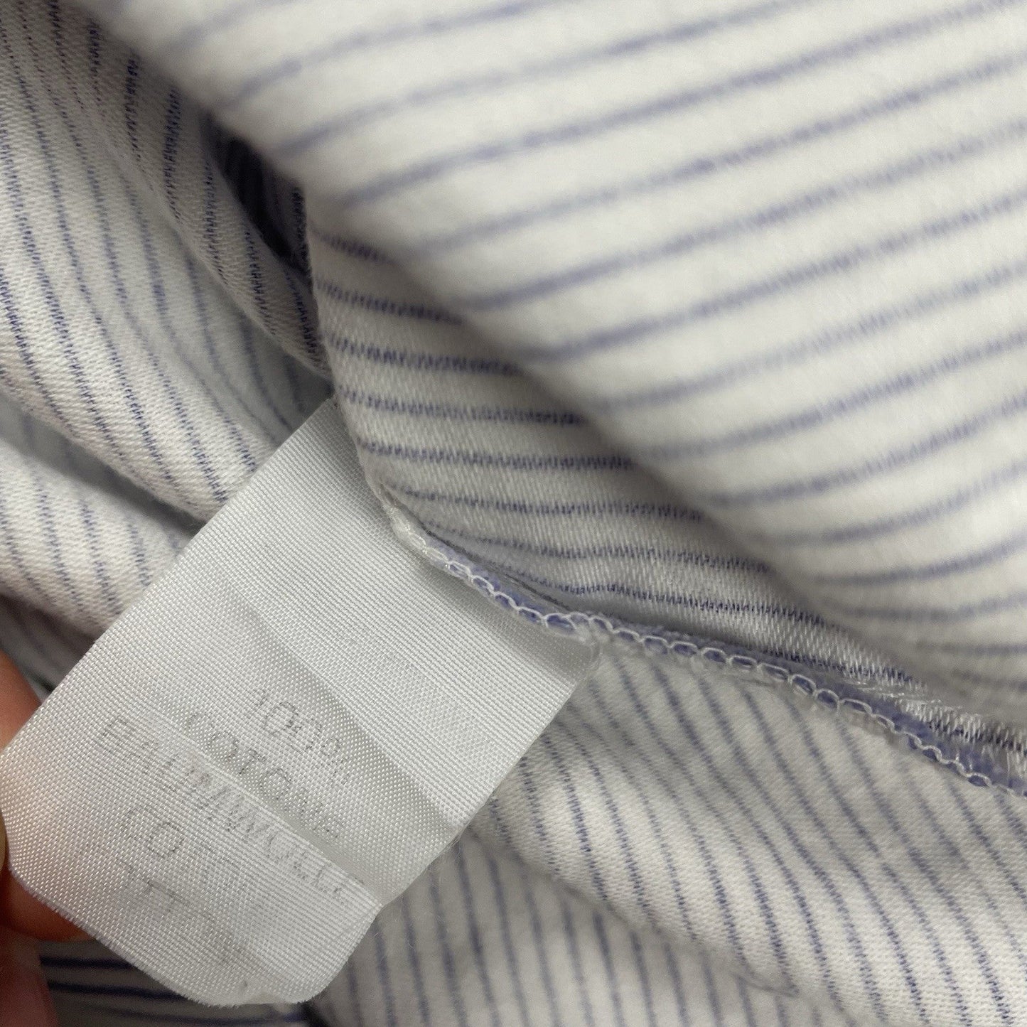 Vintage Stone Island Marina Striped Shirt, Size Large | O/S, Blue and White