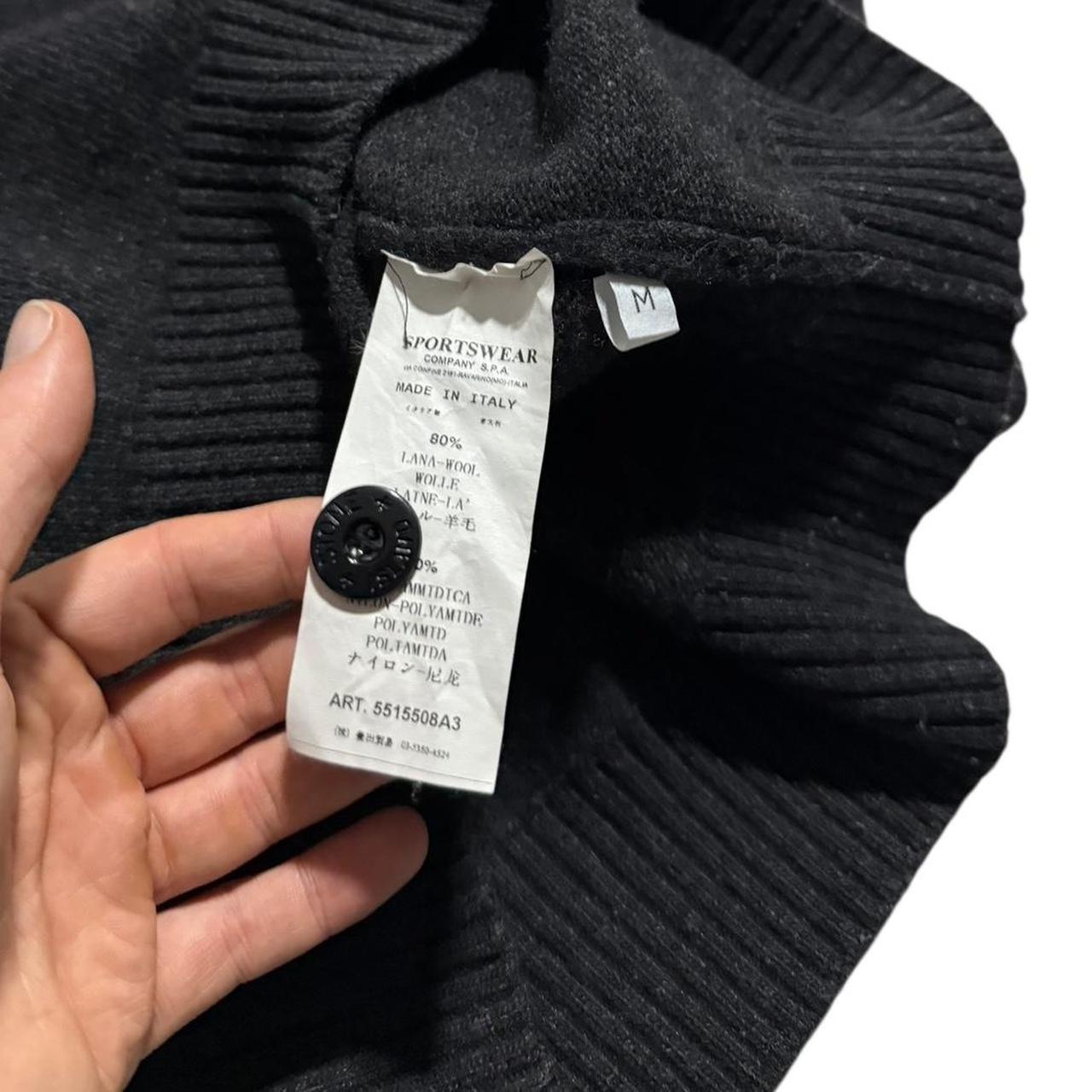 Stone Island Pullover Quarter Zip | Medium, Black