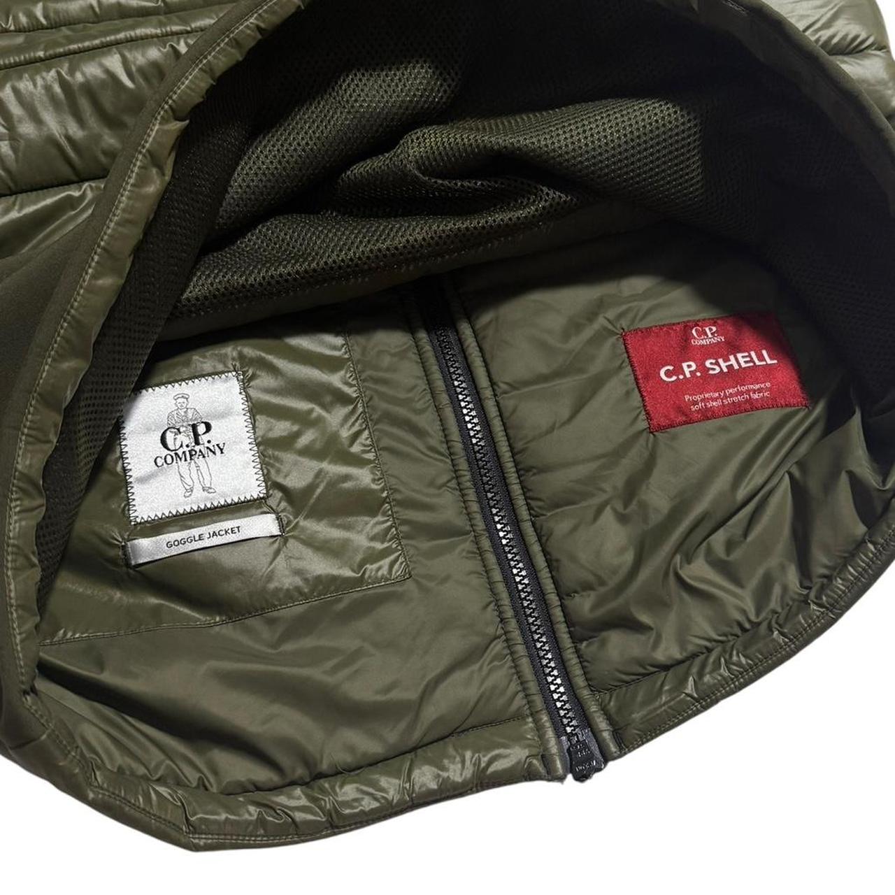 CP Company Down Goggle Gilet | Large, Olive