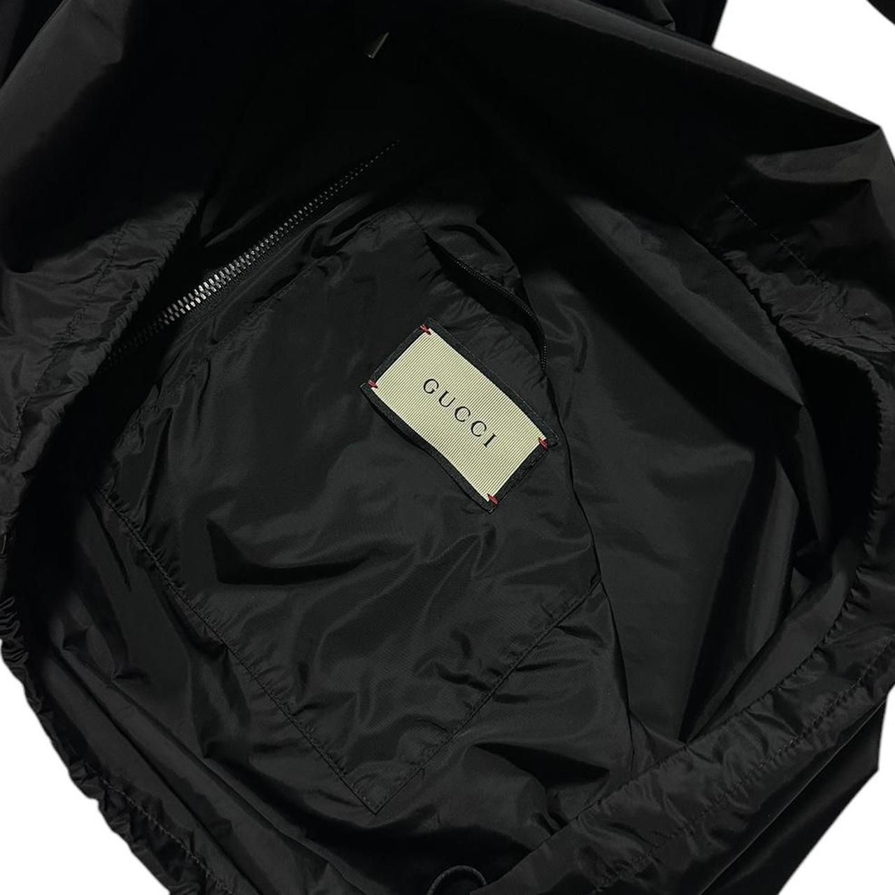 Gucci Nylon Windbreaker Jacket | Medium, Black
