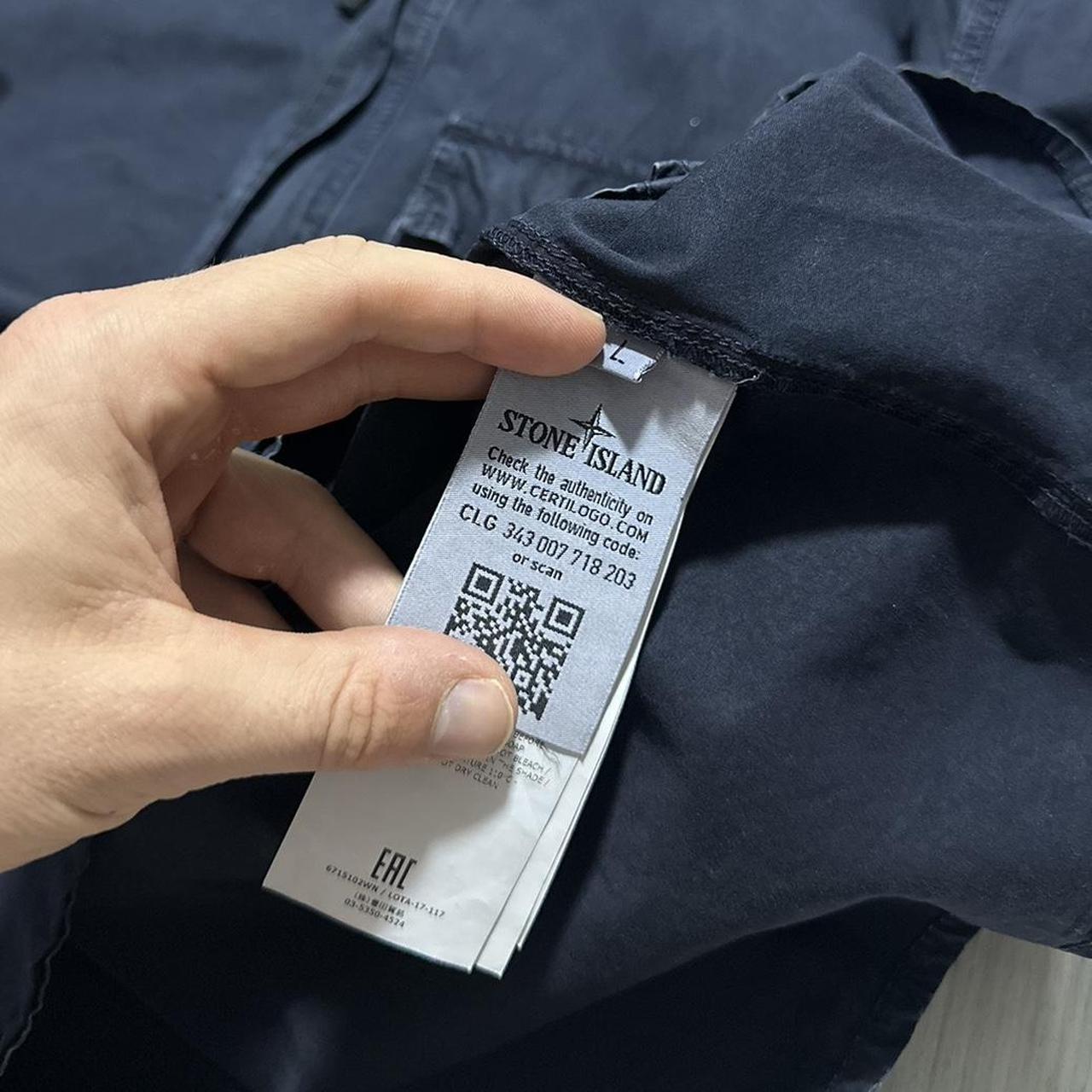 Stone Island Canvas Overshirt | Large, TBD