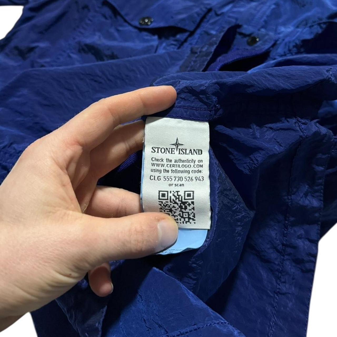 Stone Island Nylon Metal Overshirt | Small, Blue