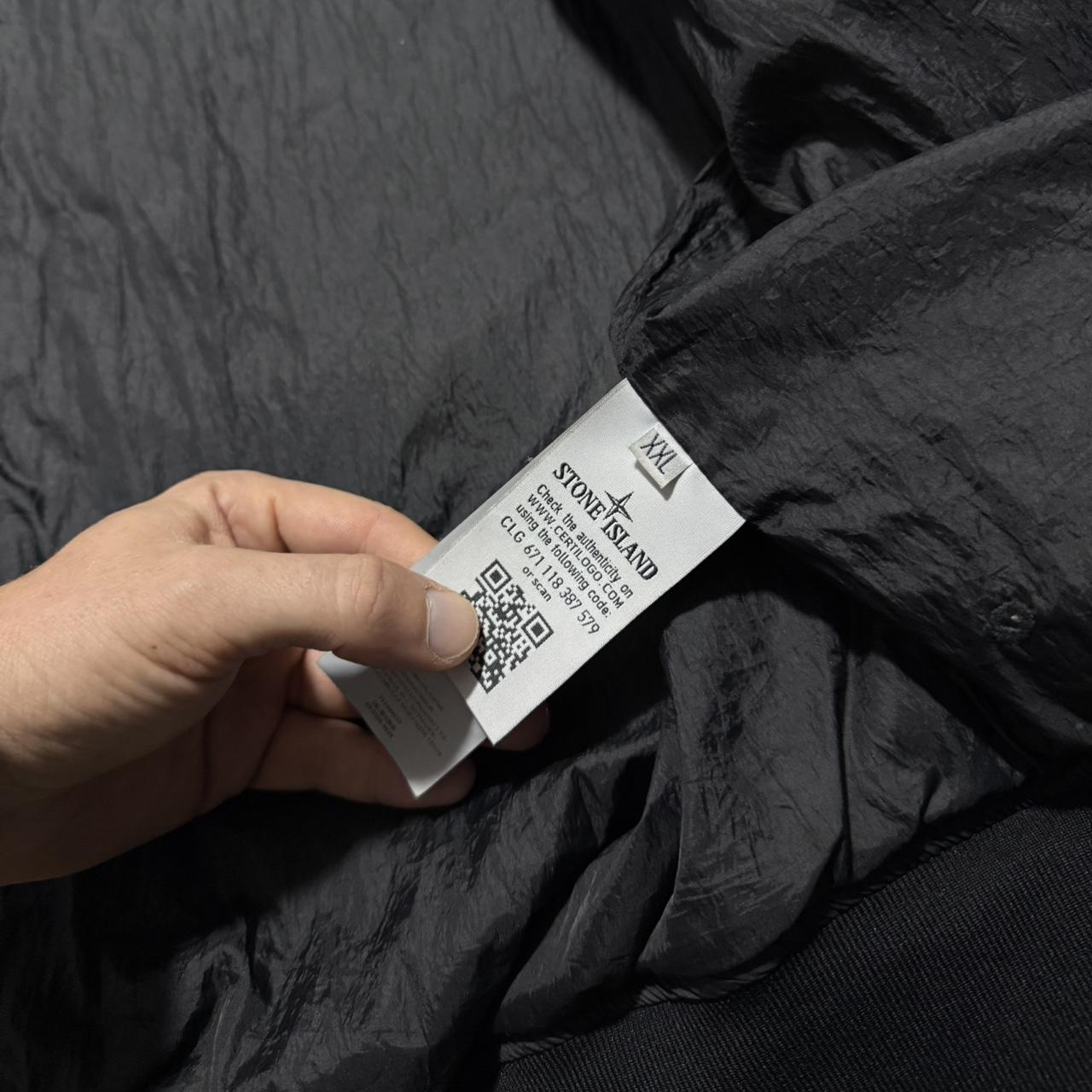 Stone Island Garment Dyed Crinkle Reps Jacket | XXL, Black