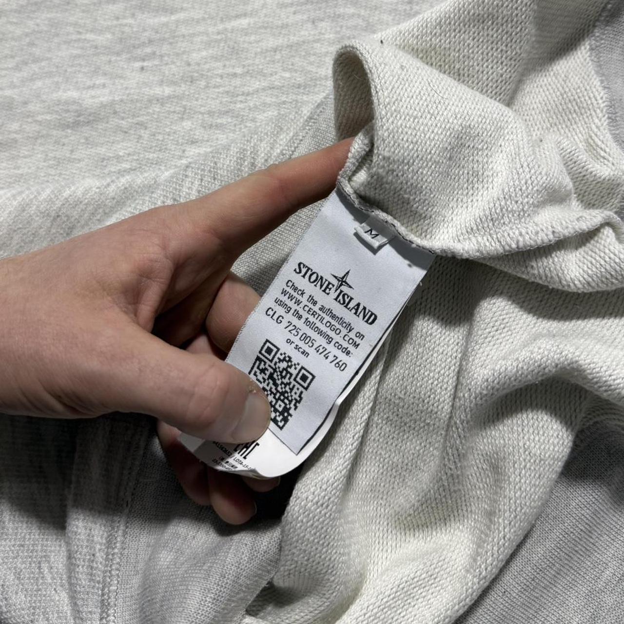 Stone Island Pullover Crewneck | Medium, Light Grey